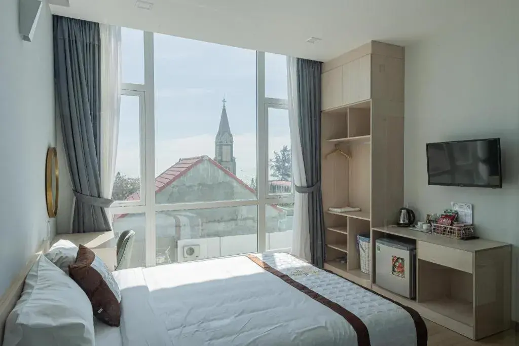 Bed in Yurii Hotel Bed in Yurii Hotel