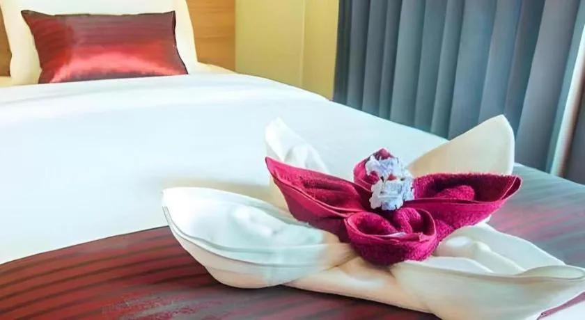 Bed in ATK HATYAI HOTEL