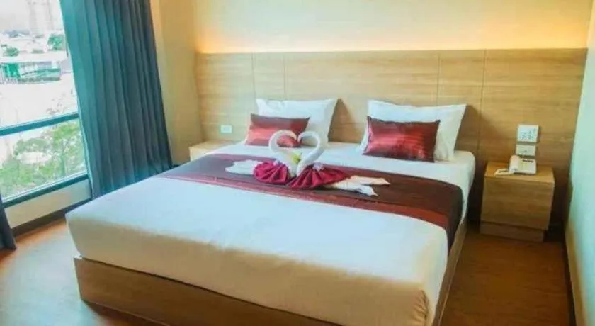 Bed in ATK HATYAI HOTEL