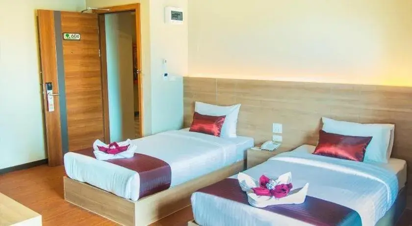 Bed in ATK HATYAI HOTEL Bed in ATK HATYAI HOTEL