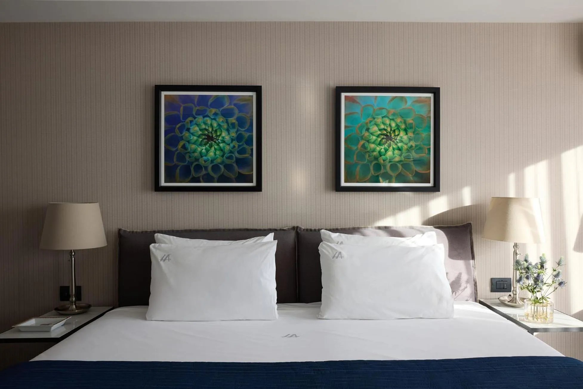 Bed in Astor Hotel Athens