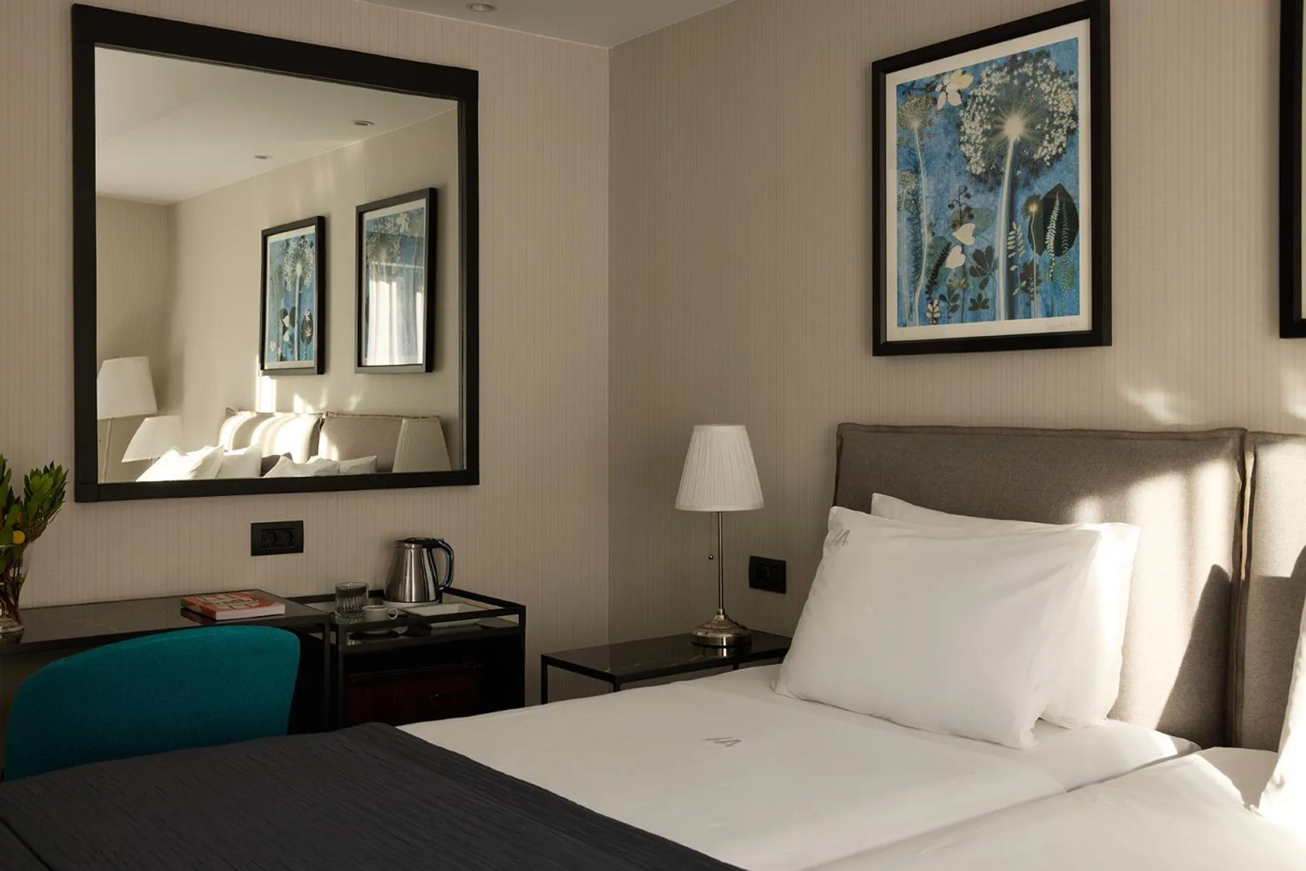 Bed in Astor Hotel Athens