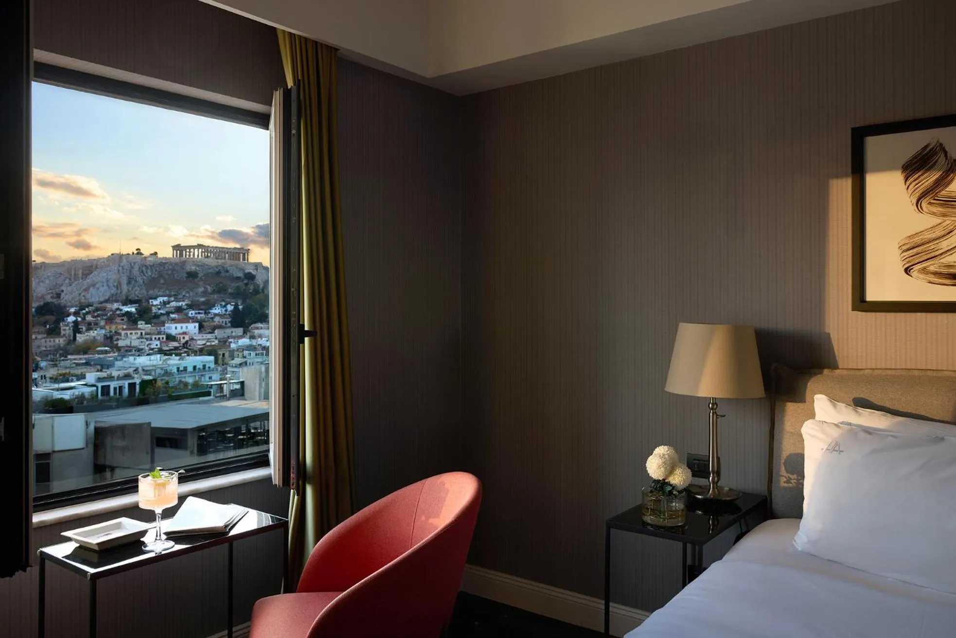 Bed in Astor Hotel Athens