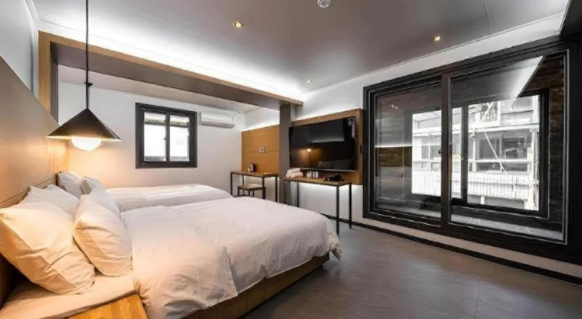 Bed in No 25 Hotel Songtan