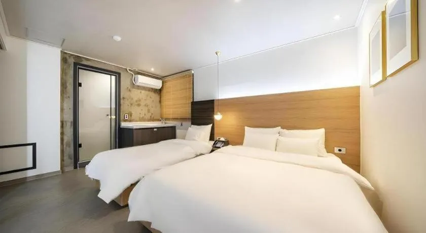 Bed in No 25 Hotel Songtan