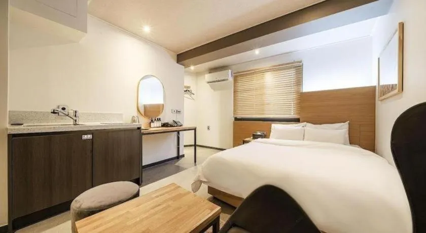 Bed in No 25 Hotel Songtan