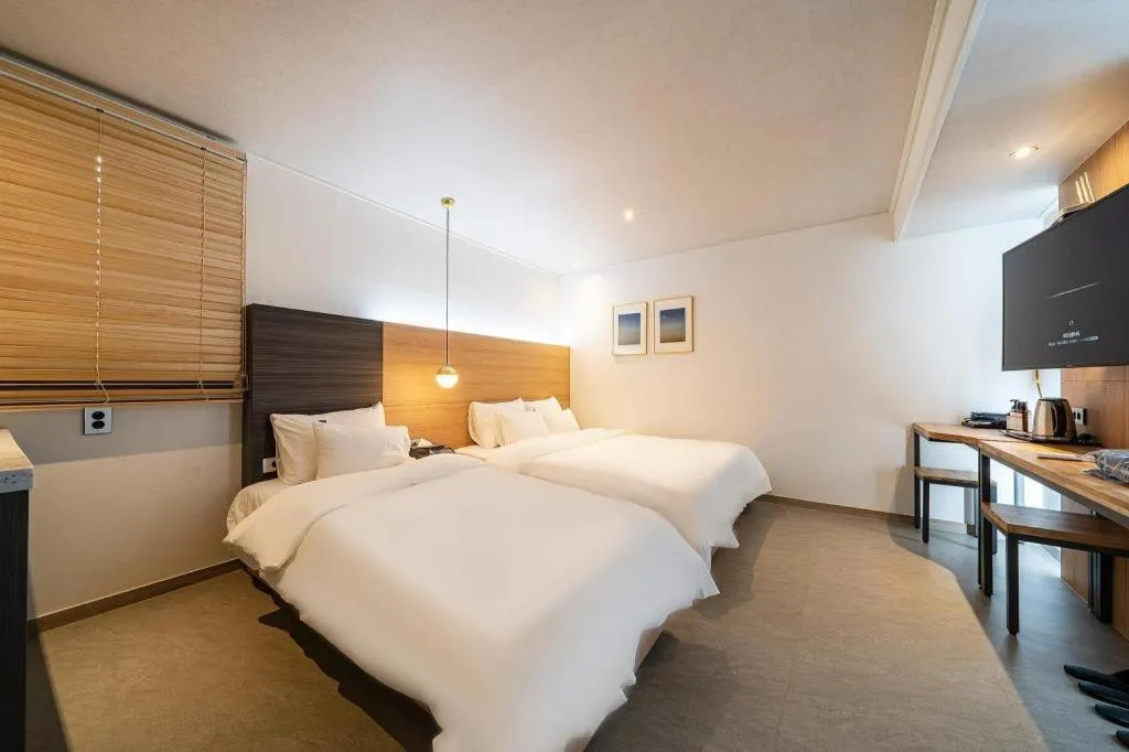 Bed in No 25 Hotel Songtan