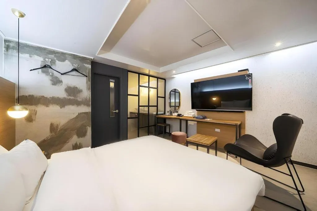 Bed in No 25 Hotel Songtan