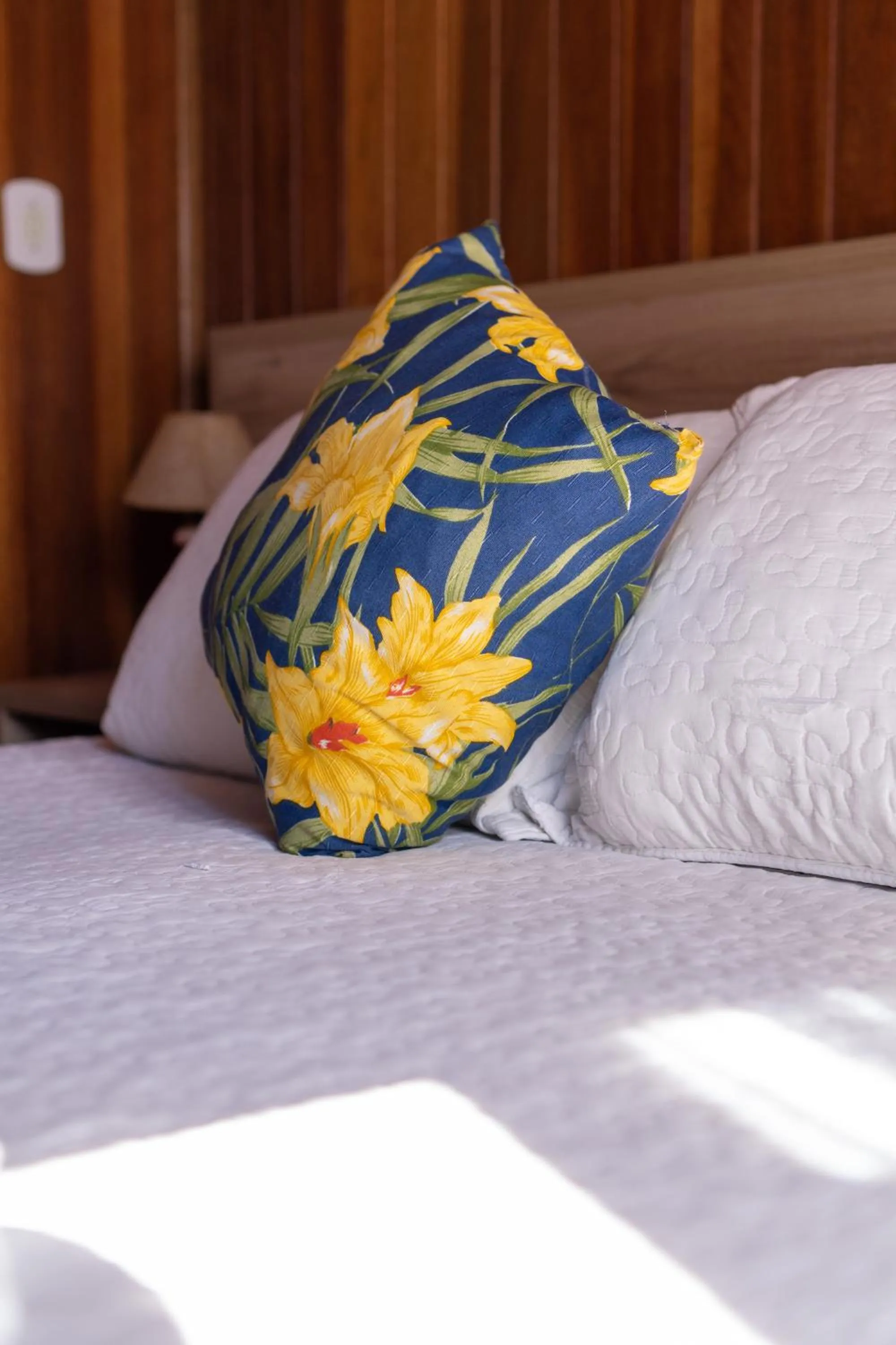 Bed in Pousada Recanto Ninho Verde Chalés