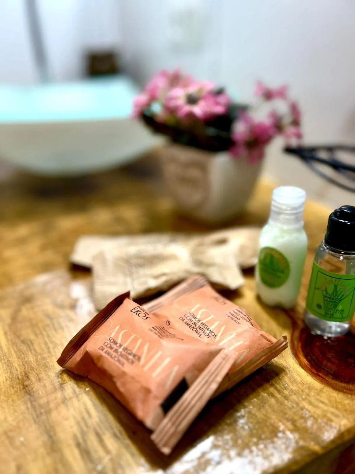 Bathroom in Pousada Recanto Ninho Verde Chalés