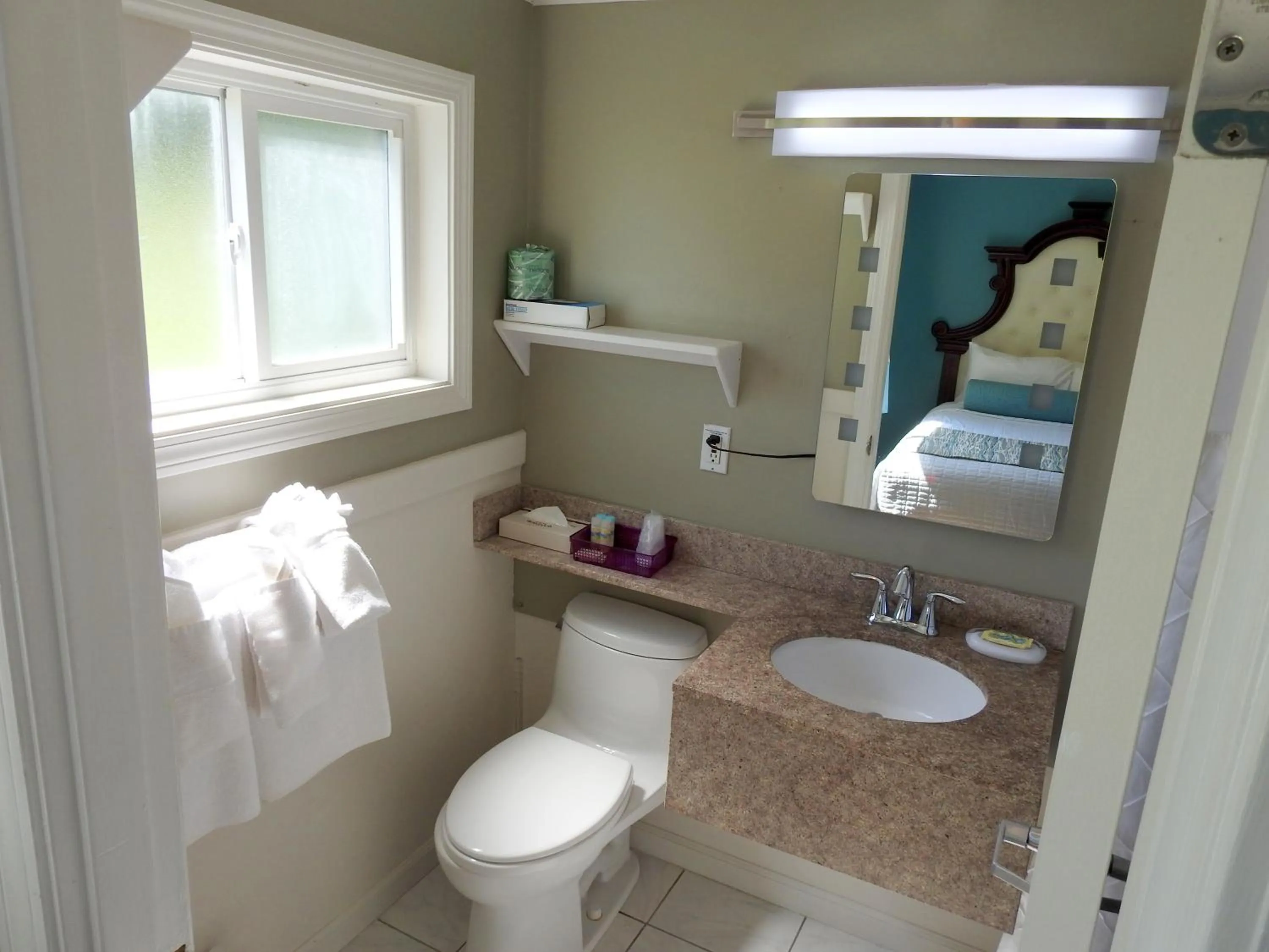 Toilet in SeaCoast Inn