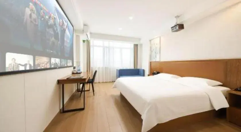 Bed in GreenTree Inn Haikou City Wuzhishan Road Bed in GreenTree Inn Haikou City Wuzhishan Road