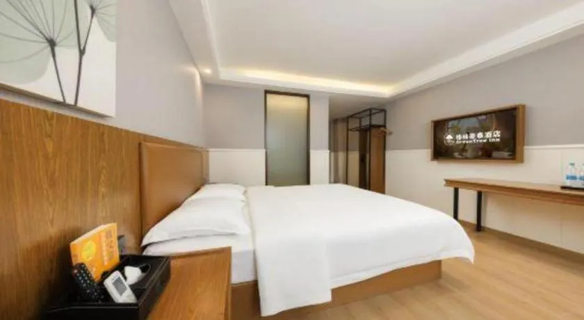 Bed in GreenTree Inn Haikou City Wuzhishan Road