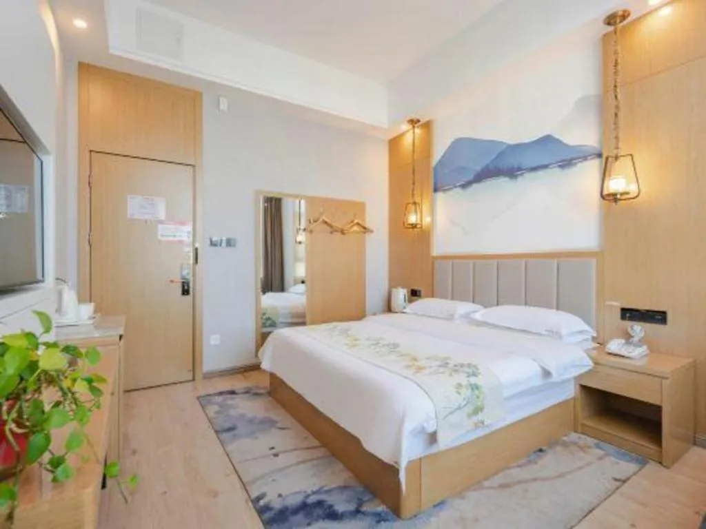 Bed in VX Dali Erhai Park Seascape Hotel