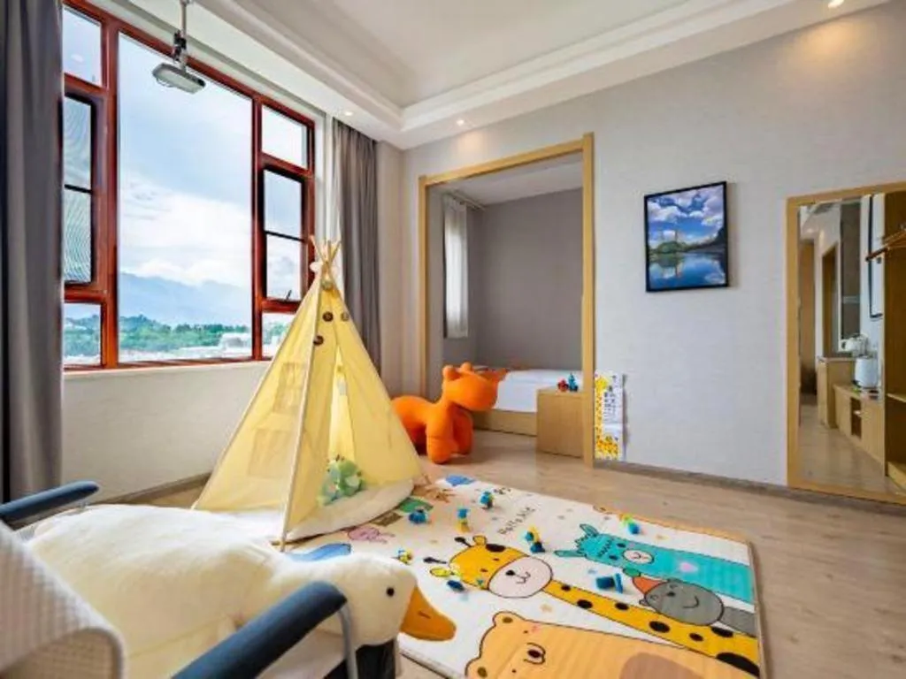 Bed in VX Dali Erhai Park Seascape Hotel