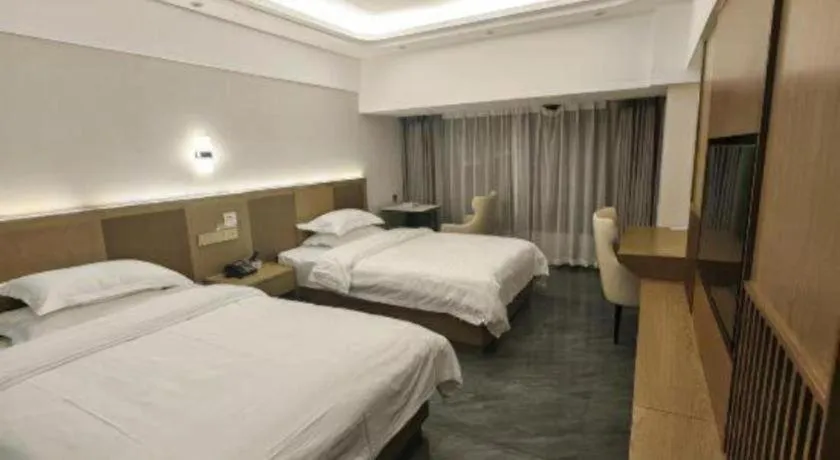 Bed in VX Dali Erhai Park Seascape Hotel