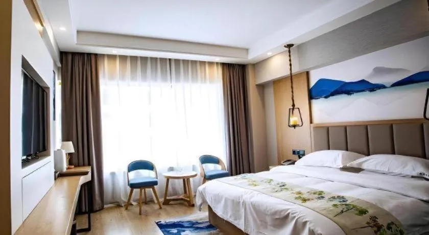 Bed in VX Dali Erhai Park Seascape Hotel