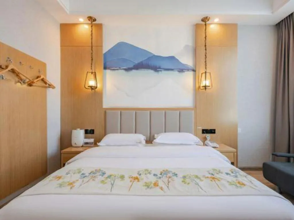 Bed in VX Dali Erhai Park Seascape Hotel