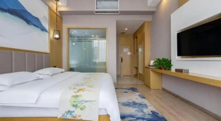 Bed in VX Dali Erhai Park Seascape Hotel