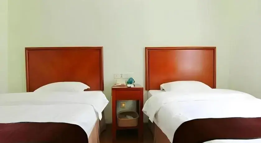 Bed in GreenTree Inn Chongqing Longhu Times Tianjie Xietaizi Metro Station Bed in GreenTree Inn Chongqing Longhu Times Tianjie Xietaizi Metro Station