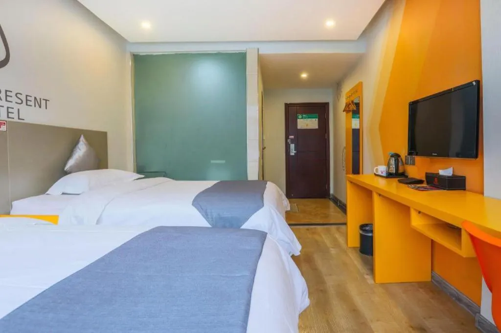 Bed in Shell Ganzhou Central Theme Hotel