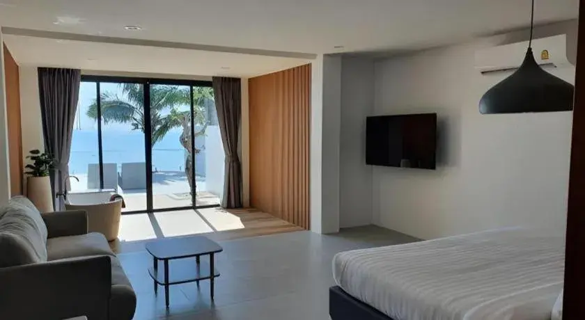 Bed in Rattana Pura Beach Resort Bed in Rattana Pura Beach Resort