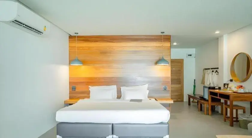 Bed in Rattana Pura Beach Resort Bed in Rattana Pura Beach Resort