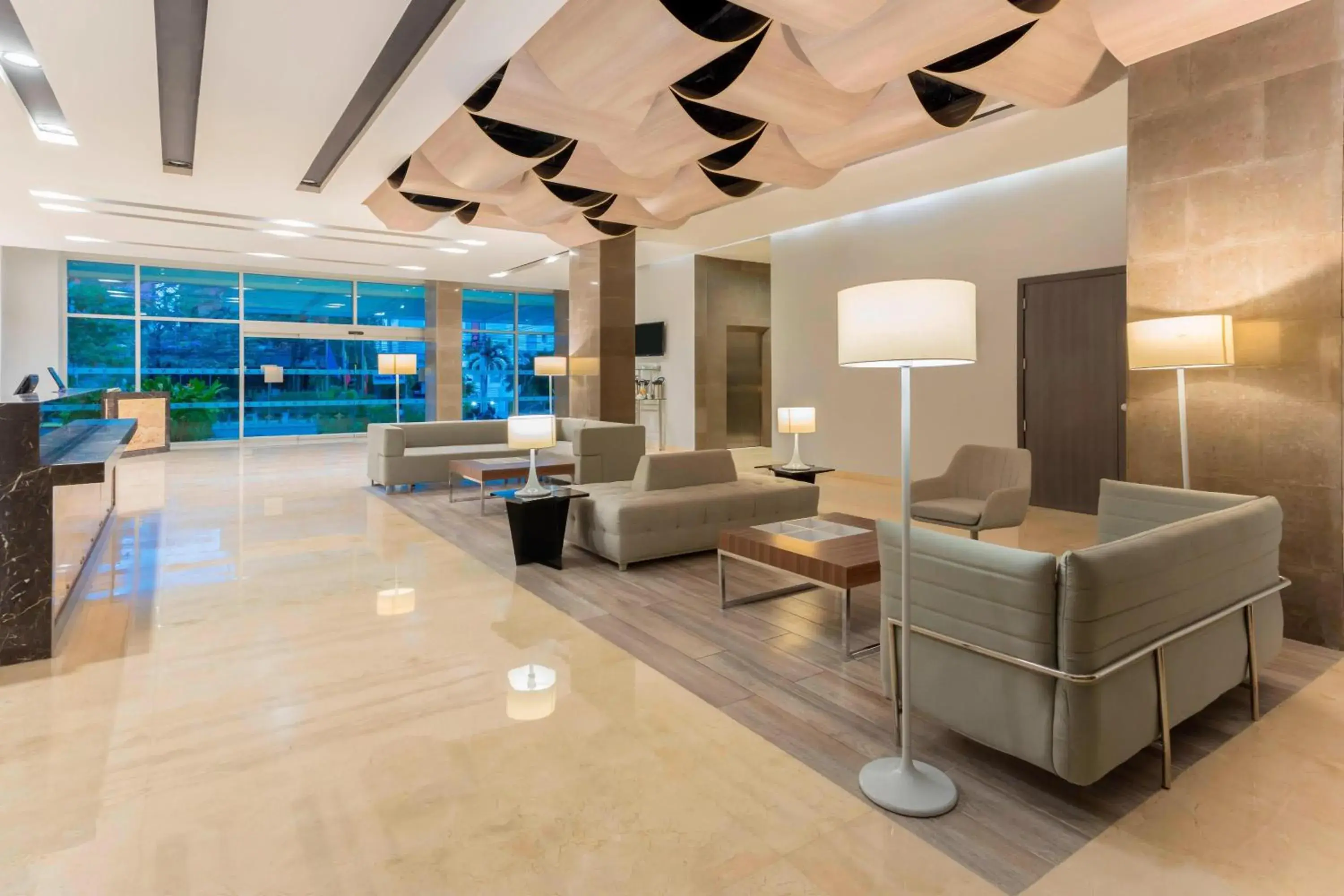 Lobby or reception in Four Points by Sheraton Barranquilla Lobby or reception in Four Points by Sheraton Barranquilla