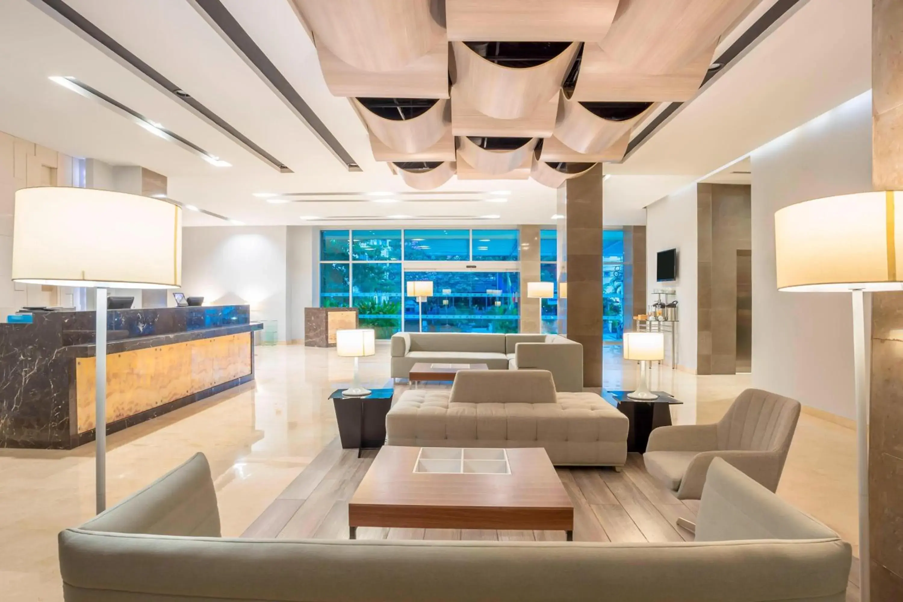 Lobby or reception in Four Points by Sheraton Barranquilla Lobby or reception in Four Points by Sheraton Barranquilla