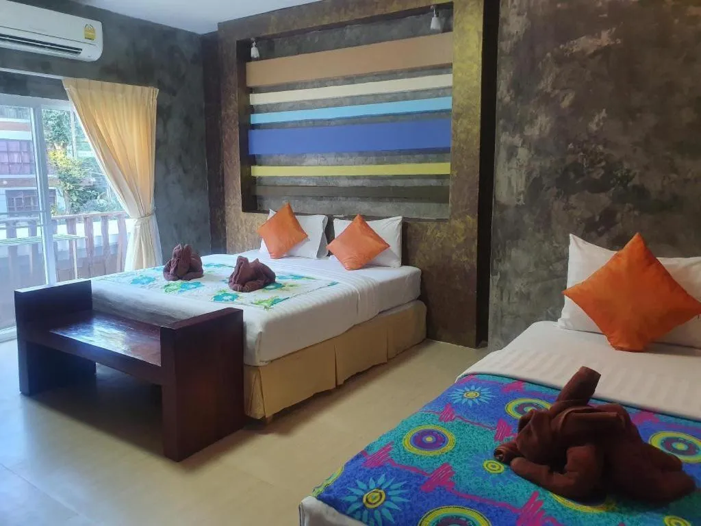 Bed in Saikaew Boutique Hotel