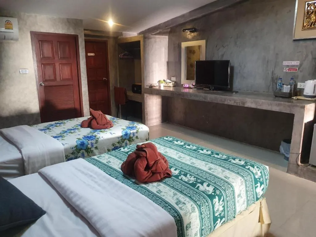 Bed in Saikaew Boutique Hotel