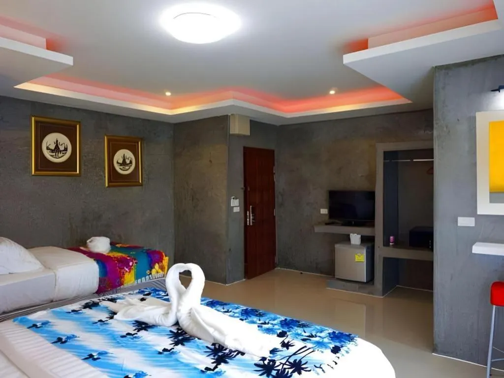 Bed in Saikaew Boutique Hotel