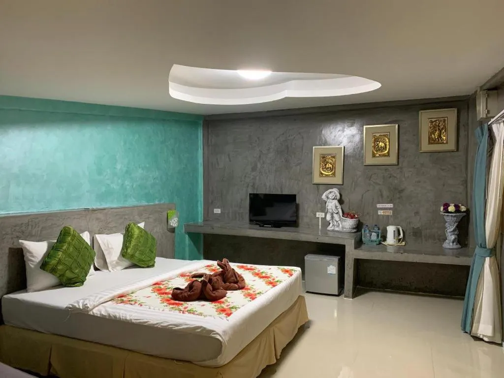 Bed in Saikaew Boutique Hotel