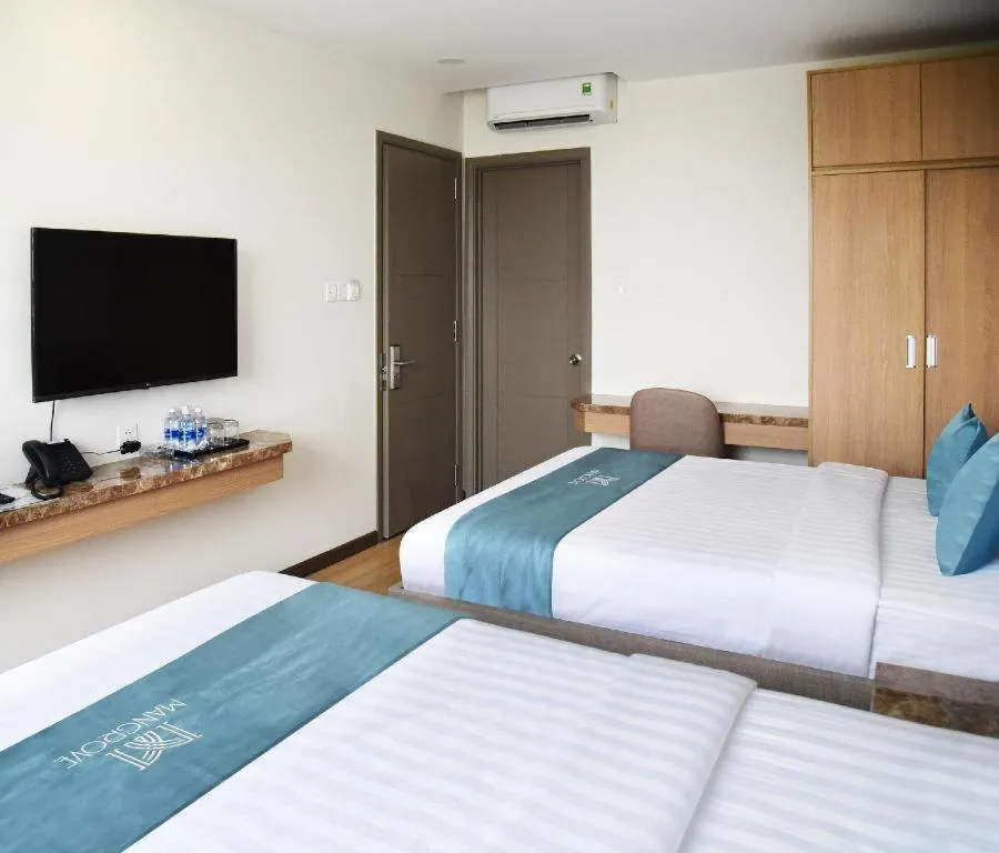 Bed in Mangrove Hotel Can Gio