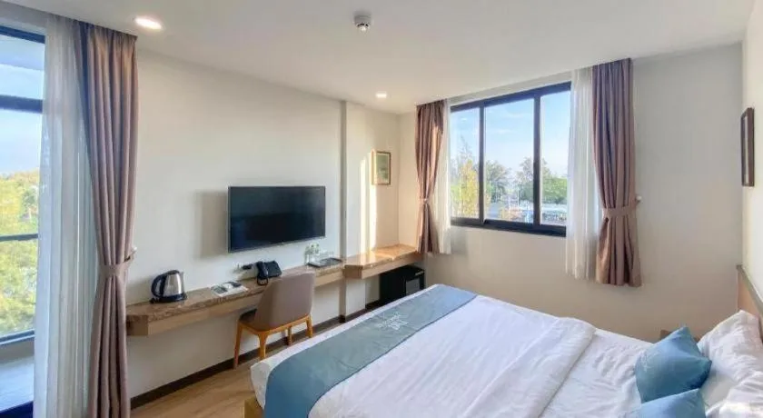 Bed in Mangrove Hotel Can Gio