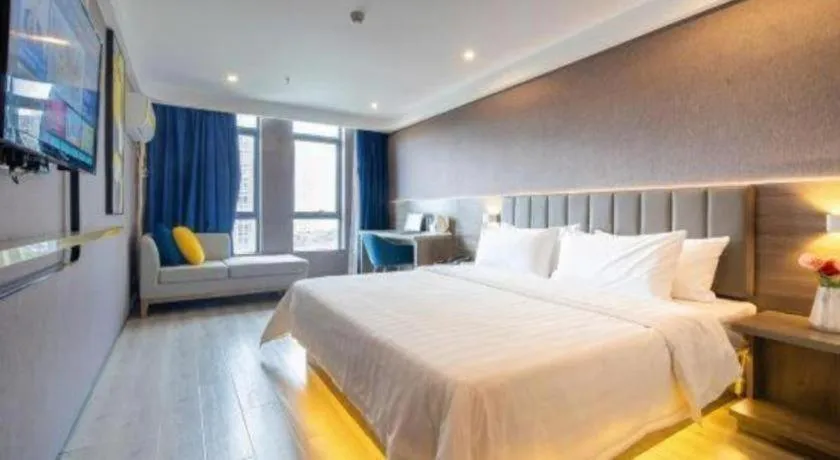 Bed in 7 Days Inn Huizhou Daya Bay Wanda Plaza