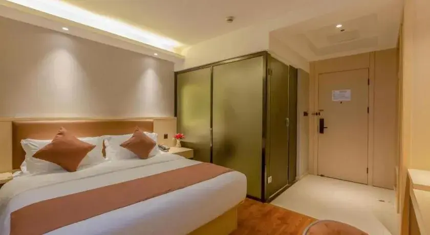 Bed in Gya Hotel Shanghai Long Distance Passenger Terminal Station Bed in Gya Hotel Shanghai Long Distance Passenger Terminal Station