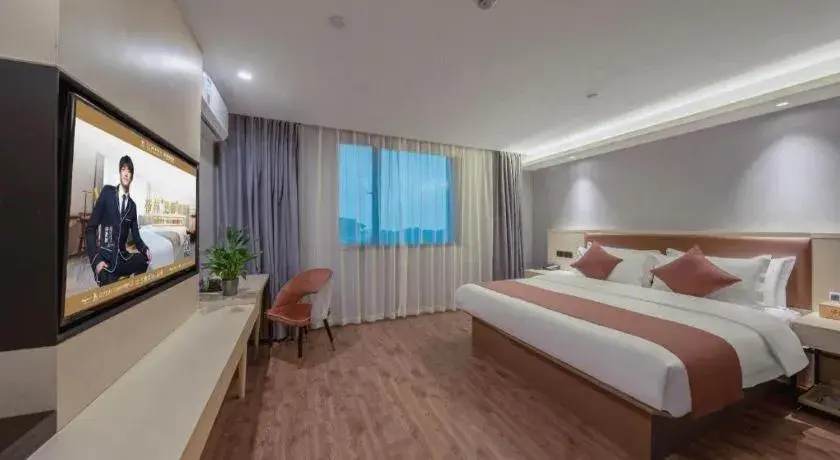 Bed in Gya Hotel Shanghai Long Distance Passenger Terminal Station Bed in Gya Hotel Shanghai Long Distance Passenger Terminal Station