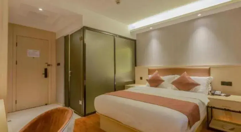 Bed in Gya Hotel Shanghai Long Distance Passenger Terminal Station Bed in Gya Hotel Shanghai Long Distance Passenger Terminal Station