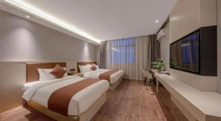 Bed in Gya Hotel Shanghai Long Distance Passenger Terminal Station Bed in Gya Hotel Shanghai Long Distance Passenger Terminal Station