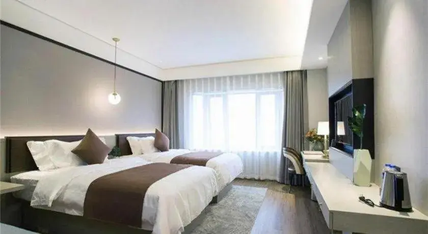 Bed in Gya Hotel Shanghai Long Distance Passenger Terminal Station Bed in Gya Hotel Shanghai Long Distance Passenger Terminal Station