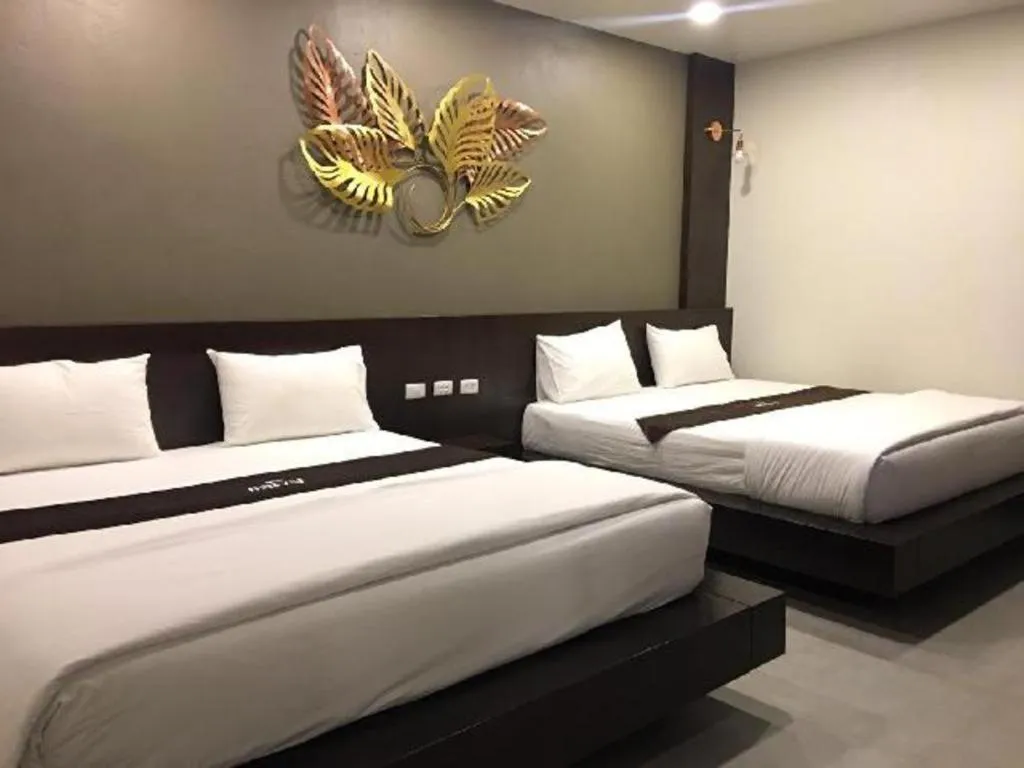 Bed in Laekhong River Resort