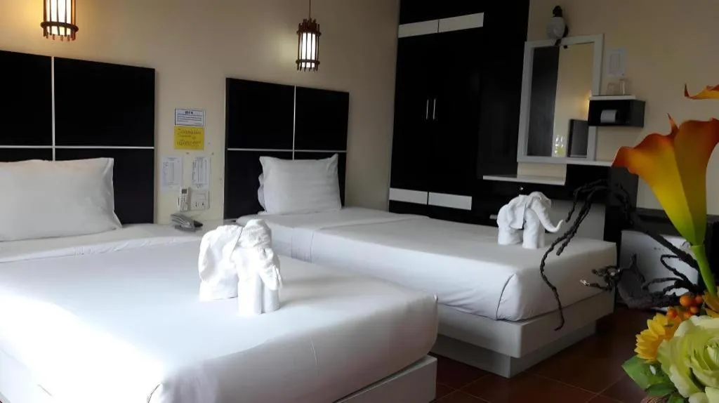 Bed in V.hotel & resort