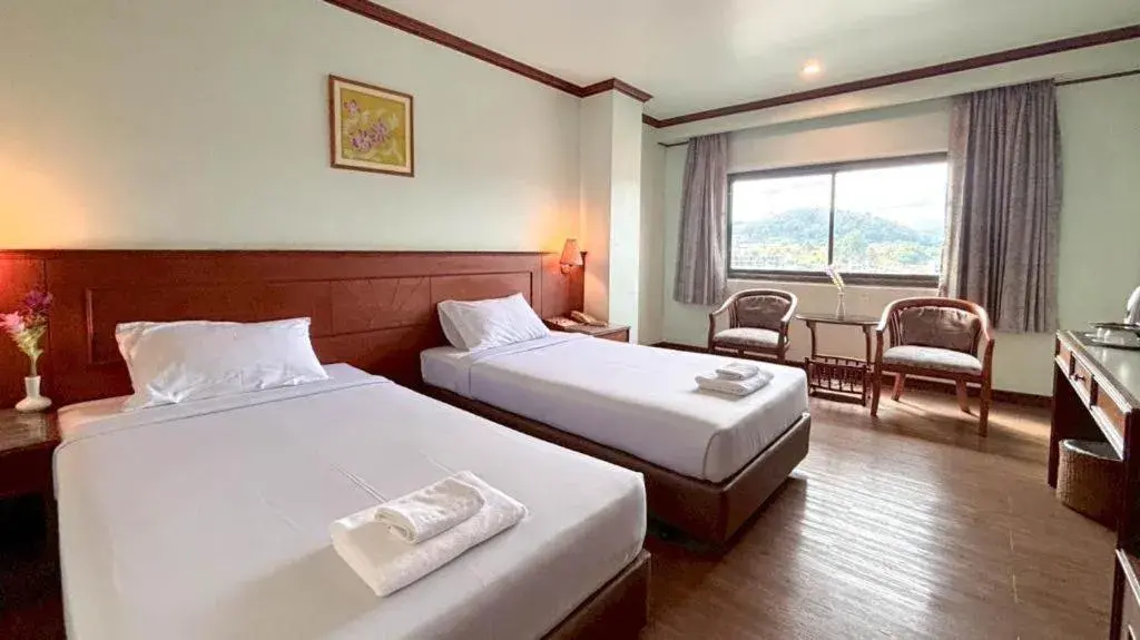 Bed in Sri Betong Hotel Bed in Sri Betong Hotel