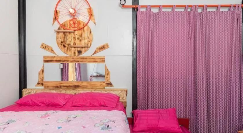 Bed in Red Bike resort