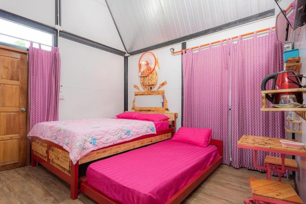 Bed in Red Bike resort