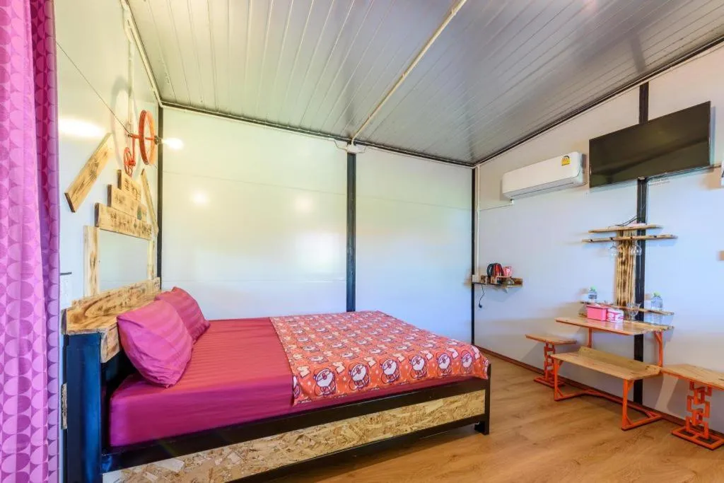 Bed in Red Bike resort