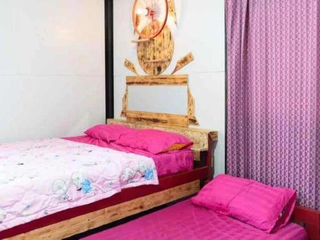 Bed in Red Bike resort