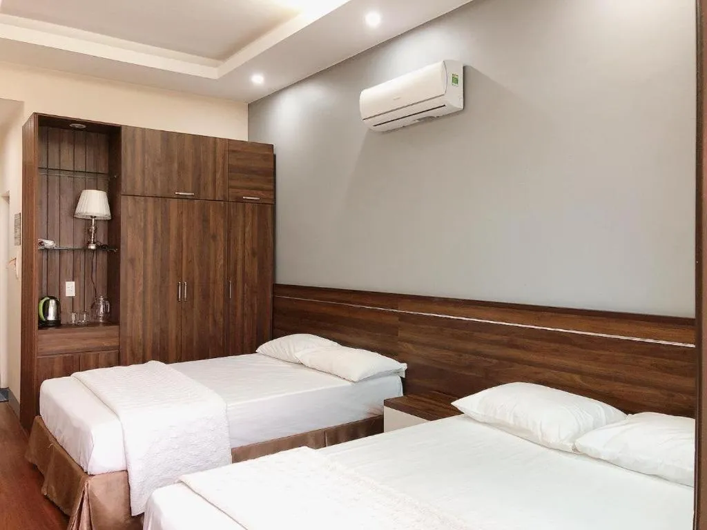 Bed in Hon Ngu Hotel Cua Lo Beach