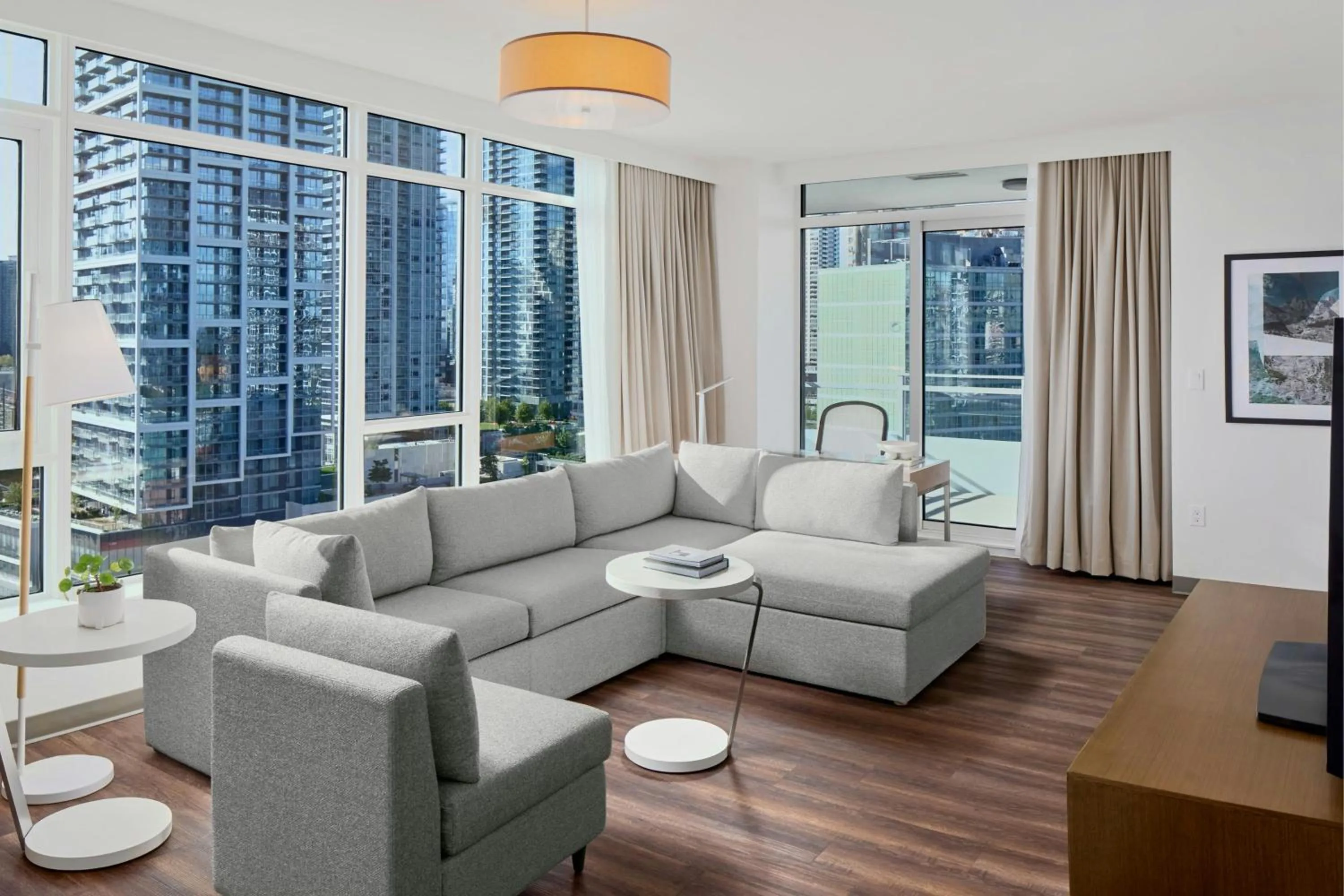 Living room in Element by Westin Vancouver Metrotown